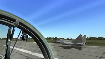 MIG-29 takeoff lock on flaming cliffs 2