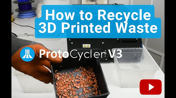 How to recycle 3D printer waste with ProtoCycler V3