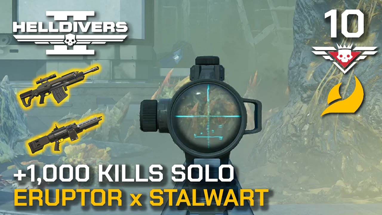 Helldivers 2 - ERUPTOR x STALWART Loadout - Solo Superhelldive