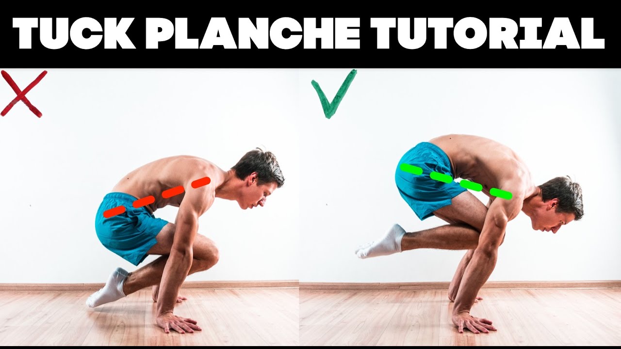 PLANCHE FOR BEGINNERS. TUCK PLANCHE TUTORIAL. 