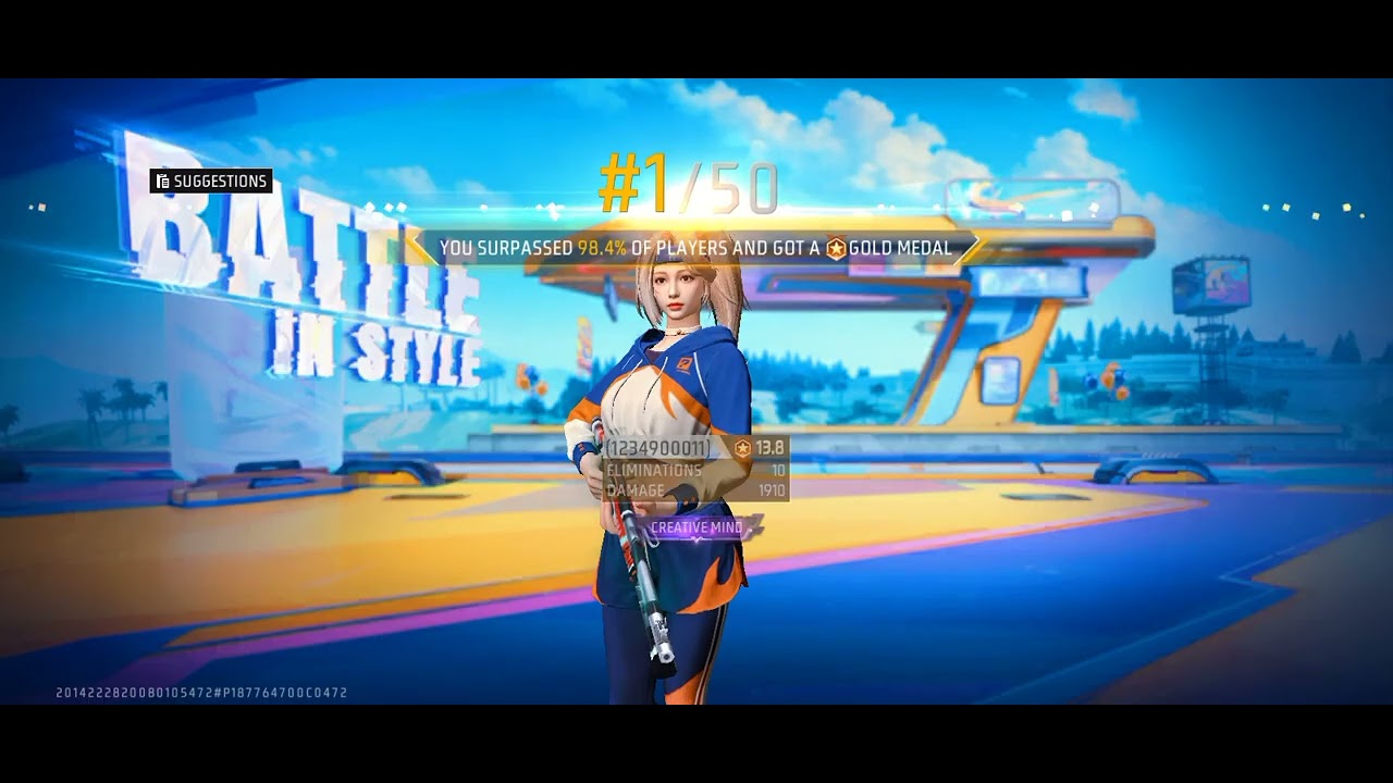 New free fire content creator