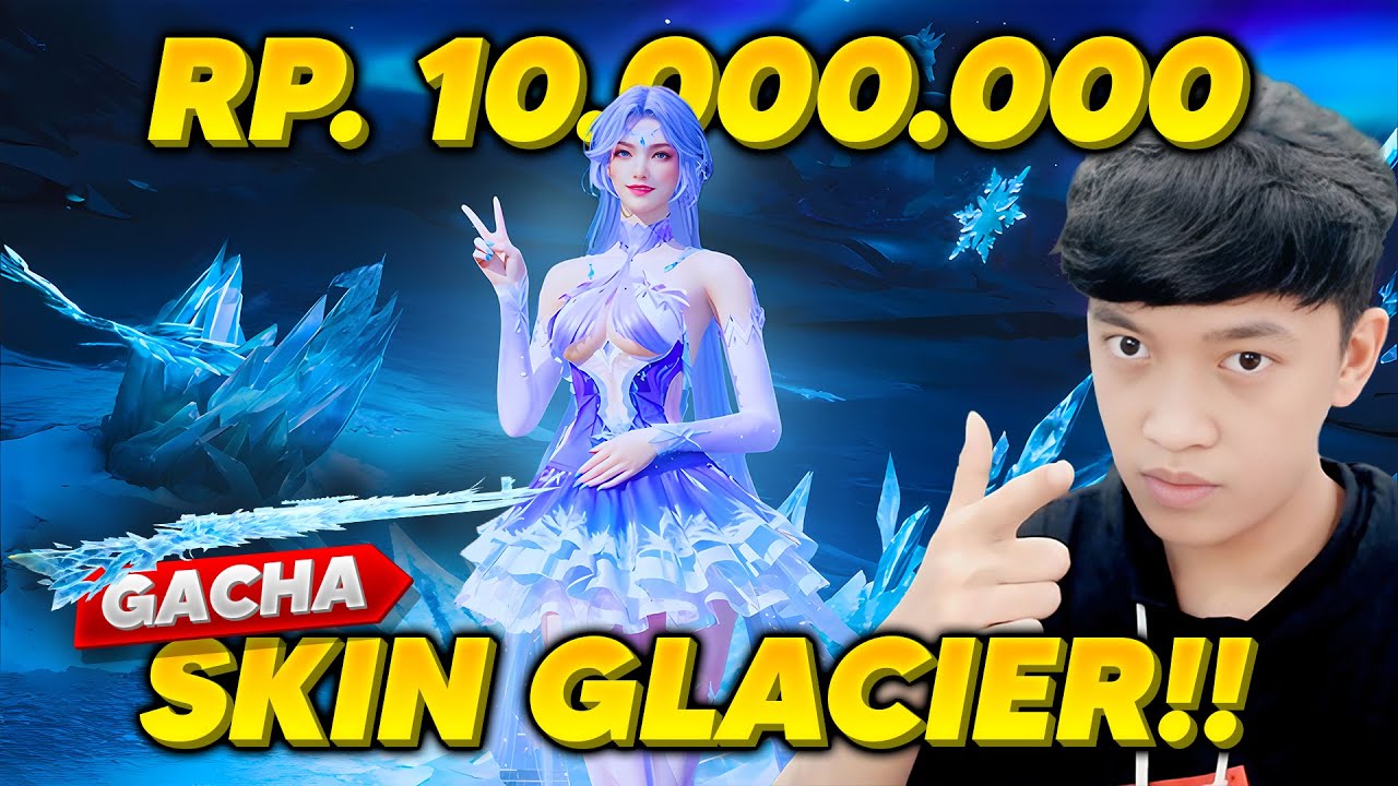 SAYA NEKAT TOP UP SENILAI RP 10.000.000?! GACHA SKIN GLACIER BARU TERNYATA HOKI BANGET - PUBG MOBILE