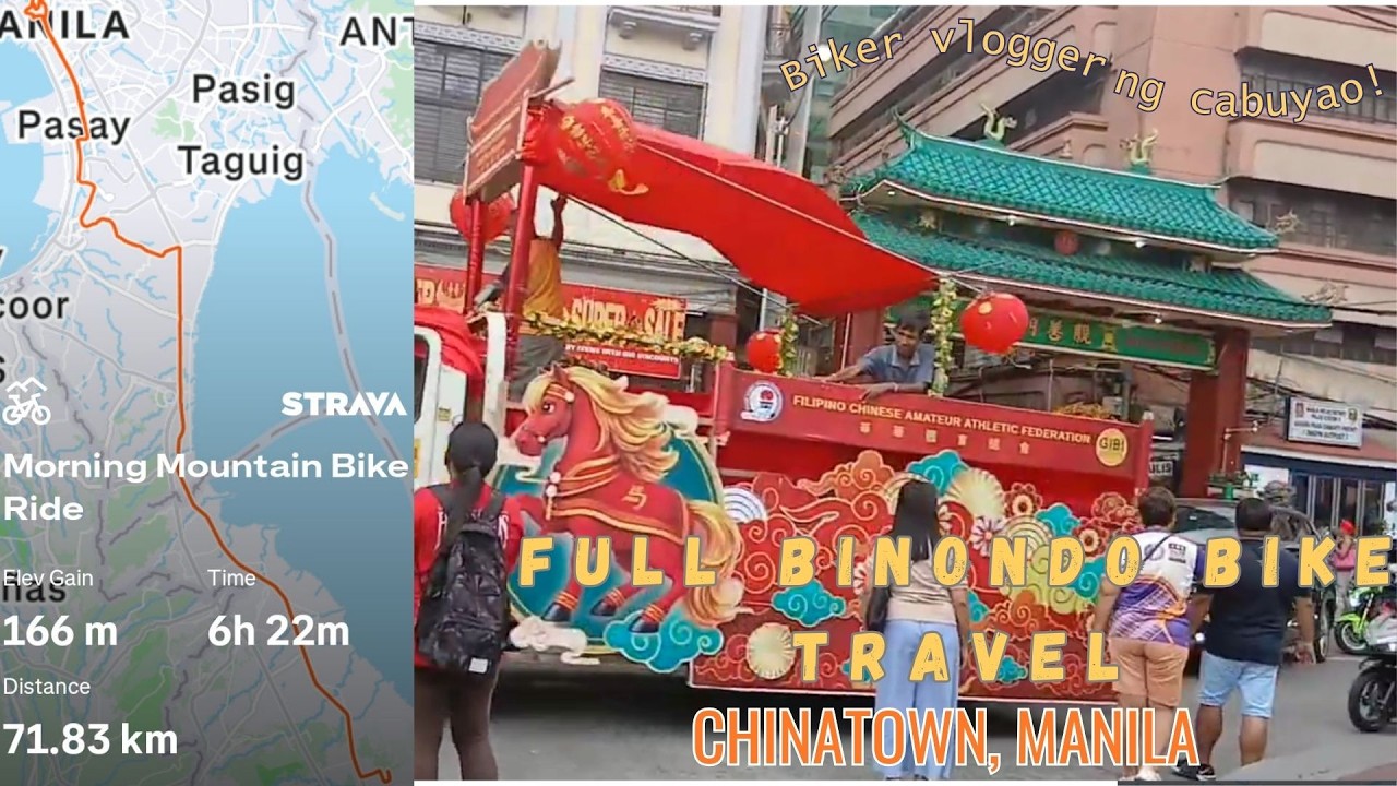 Biker Vlogger Explorers Binondo:Chinatown Manila 🚴🚴