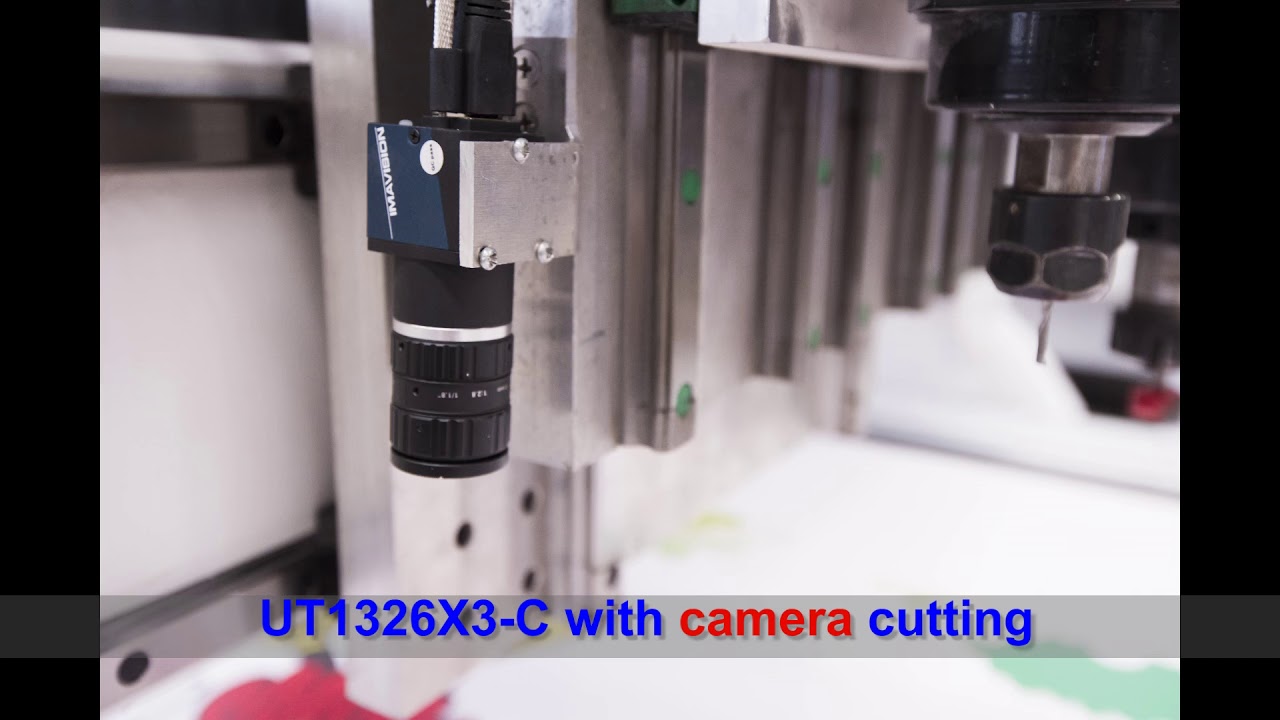 Cnc Router With Camera CNC Router with camera cutting - YouTube