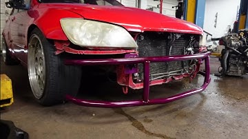 PAINTING. PREPPING, AND INSTALLING THE TURN 5 FABRICATION IS300 FRONT BASH BAR