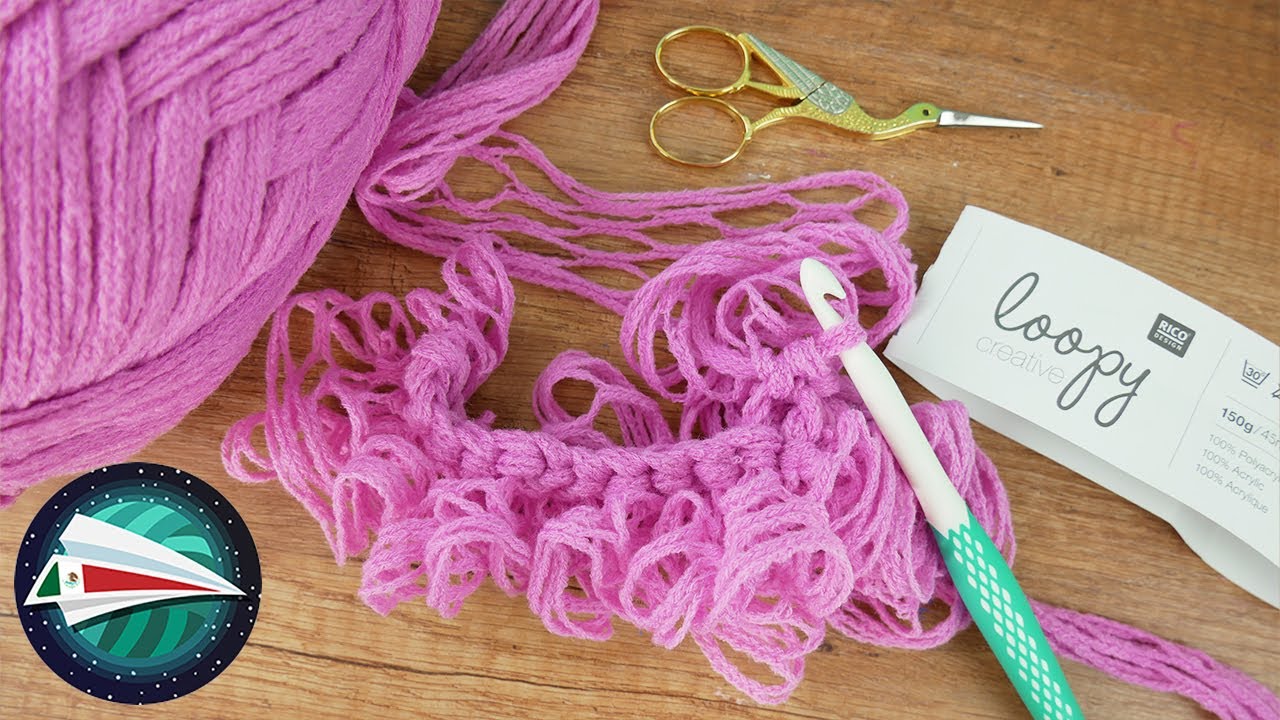 Probando un nuevo material | Tejer con Loopy Creative de Rico Design