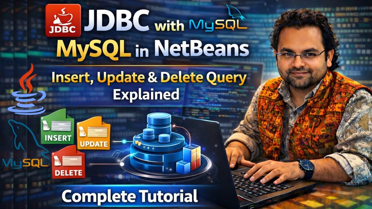 JDBC with MySQL in NetBeans – CURD | Insert, Update & Delete Queries ...