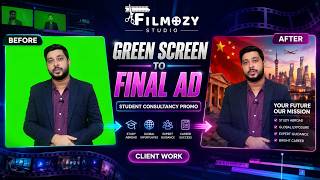 Student Consultancy Promo Video | Green Screen to Final Ad Editing | Filmozy