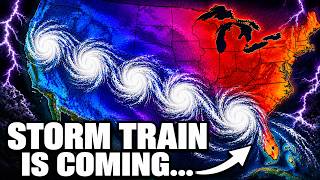 A Large Storm Train Is Coming...