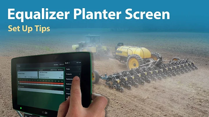 Watch this video and set up your Equalizer Planter properly on the Precision Planting 2020 monitor