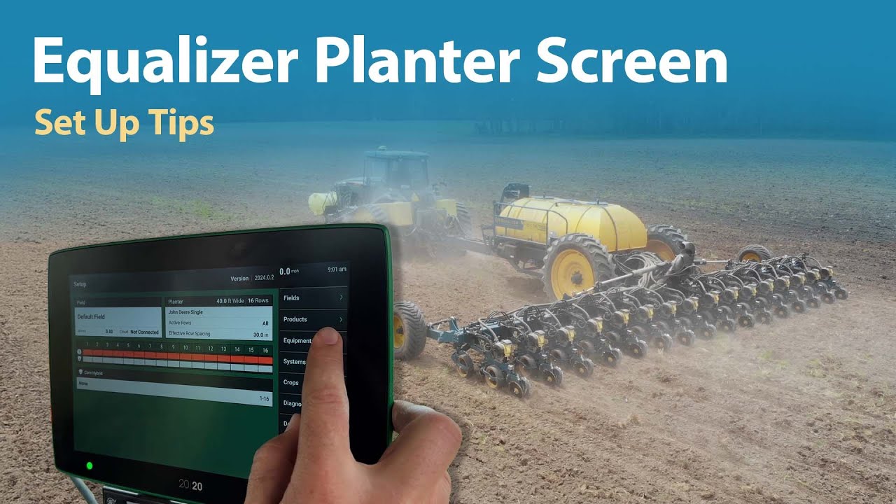 Watch this video and set up your Equalizer Planter properly on the Precision Planting 2020 monitor