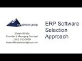 Erp software selection approach  erp advisors group