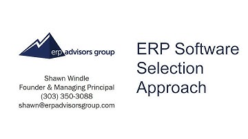 ERP Software Selection Approach | ERP Advisors Group