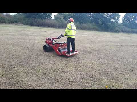 Blec cultipack seeder Warmley Forest Park meadow overseeding