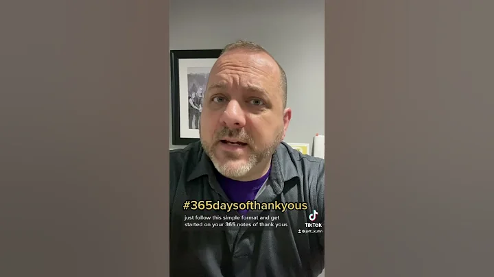 How to write a Thank You note - Keep it Simple!  #365daysofthankyous