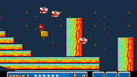 SMB3 for Super Mario All-Stars Custom Level #401 - Cheep Cheep Cruiser