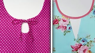 ✅🌺5 AWESOME TRICKS, tips and neckline designs worth knowing