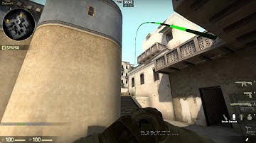 CSGO Dust 2 A Cat Plant smokes