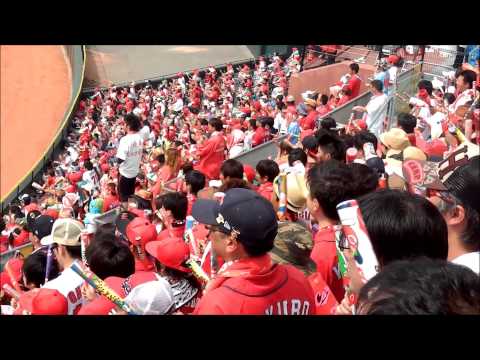 カープ 3ウラ　新井タイムリーヒット 広4-0讀 2015/5/6 vs讀賣