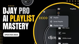 DJay Pro AI Playlist Mastery - Create and Organize Playlists on iPad screenshot 1