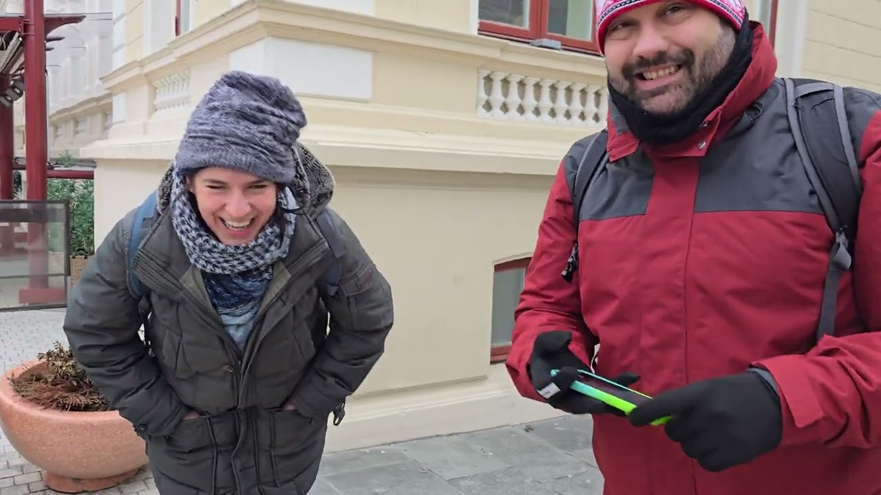 Passeggio per Tromso e incontro italiani