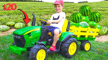 Darius Ride on Johndeere tractor trolley | motor remote control manual tractor | Pendle tractor