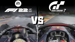 F1® 22 (Update 1.15) vs Gran Turismo 7 | Graphics & Gameplay comparison (4K, 60fps, PS5)