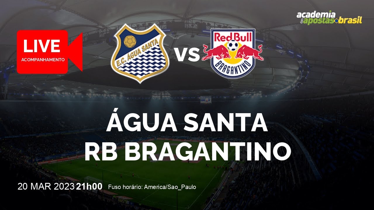 ÁGUA SANTA X RB BRAGANTINO AO VIVO | BRASIL - PAULISTÃO - SEMIFINAL ...