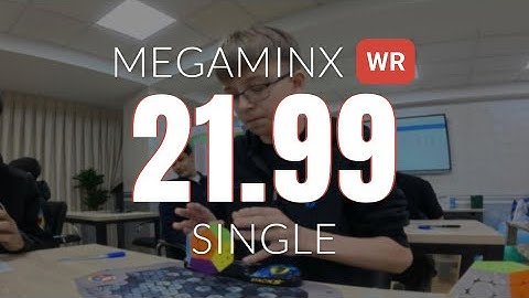 🏆 WR [21.99] Megaminx Single // Tashkent Open 2025