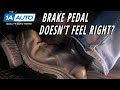 Car or Truck Brake Pedal Doesn