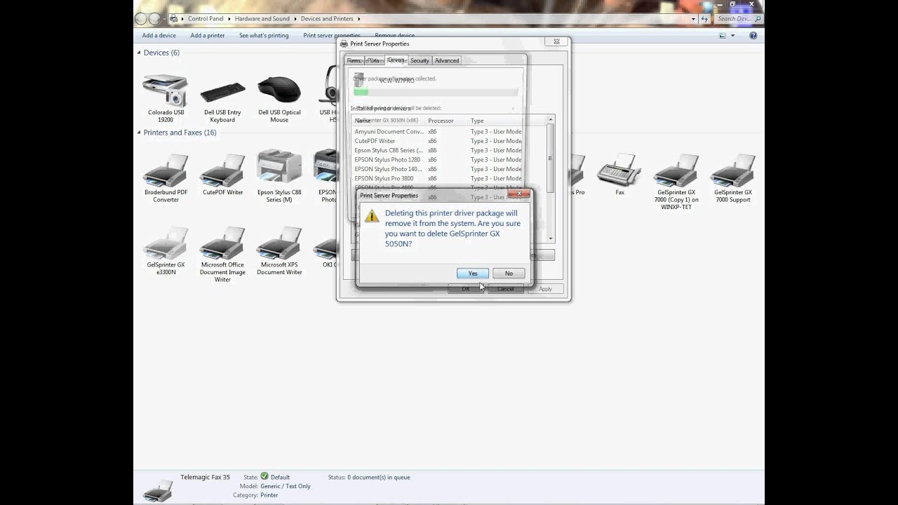 to Completely Uninstall & Remove a Printer Driver from Your PC - - YouTube