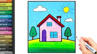 Simple Scenery Drawing Easy Scenery Drawing Scenery Drawing Draw Smart