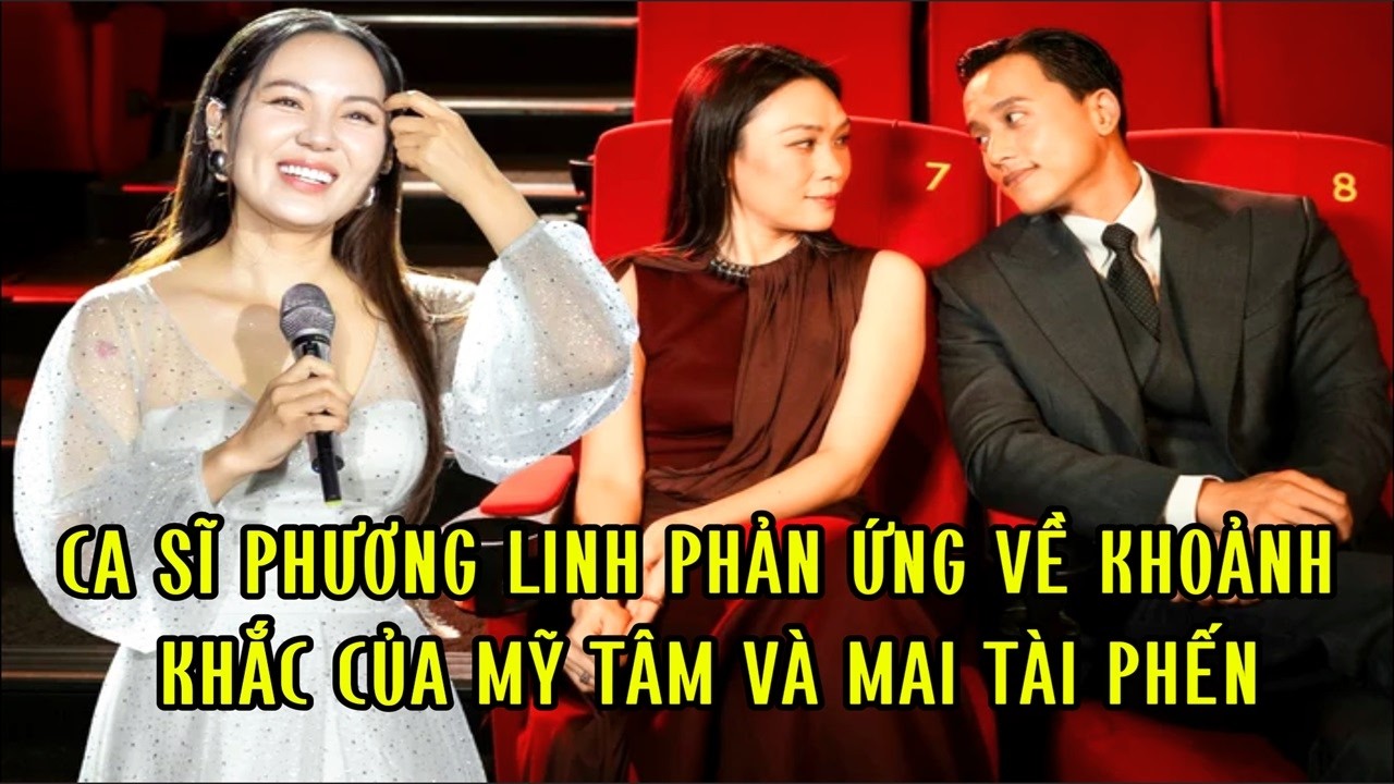 Ca sĩ Phương Linh phản ứng về khoảnh khắc của Mỹ Tâm và Mai Tài Phến