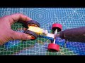 How to make cardboard car 🚗 with dc Dynamo motor and 9 v battery 🔋- at home. rc car, dc motor solar