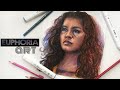 EUPHORIA ART: Rue’s portrait| ZENDAYA