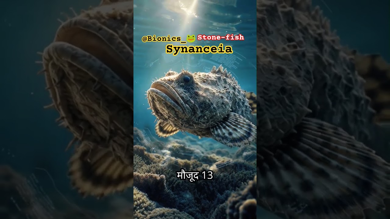 Stone fish Synanceia 