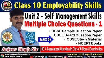 Self Management Skills Class 10 MCQ | Set - 1 | Employability Skills Class 10 | CBSE Skill Education