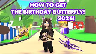 HOW to get the Birthday Butterfly 2026 in Adopt me!