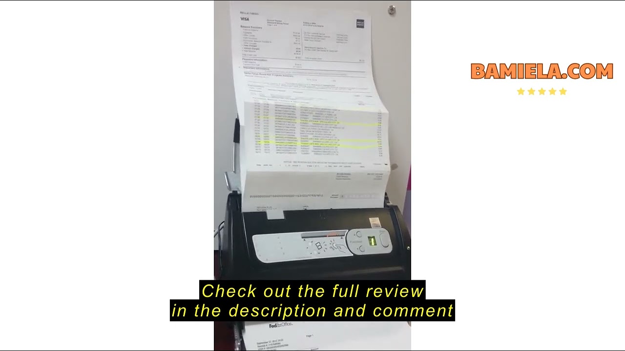 Review Plustek PS186 Desktop Document Scanner, with 50-pages Auto Document Feeder (ADF). For Windows