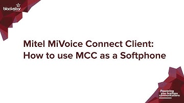 Mitel (ShoreTel) MiVoice Connect Client: How to use MCC as a Softphone