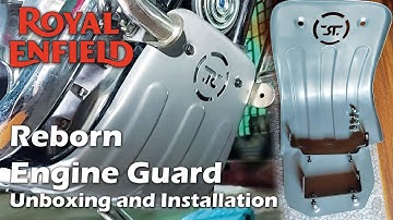 Royal Enfield Classic Reborn Sumpguard / Engine Guard | Unboxing and Installation | Dhe Best