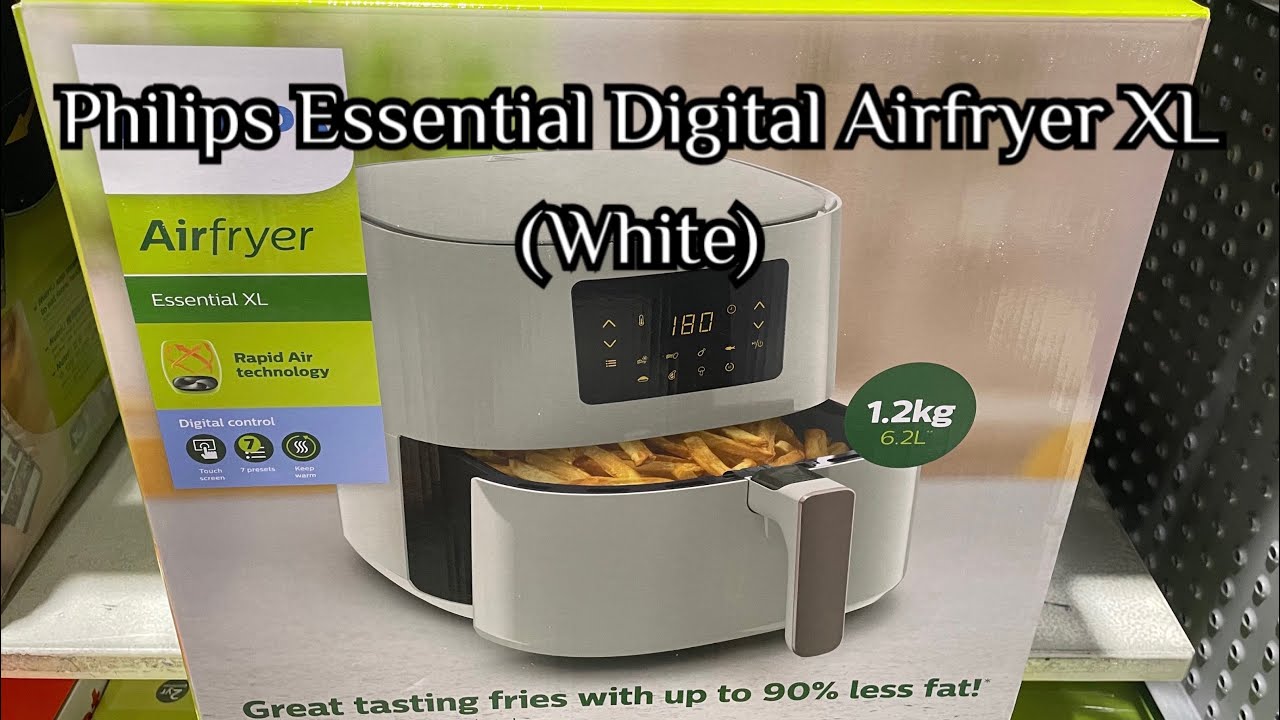  Philips Essential Airfryer XL 2.65lb/6.2L Capacity