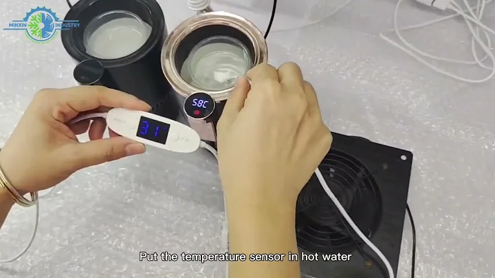 Automatic On/Off Thermostat Fan with Temperature Sensor and Controller with Display