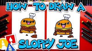 How To Draw A Funny Cartoon Sloppy Joe by Art for Kids Hub 62,476 views 1 month ago 5 minutes, 18 seconds