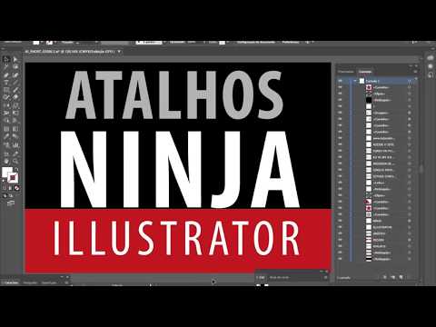 ATALHOS NINJA do Adobe Illustrator - Curso de Illustrator CC 2017 / 2018