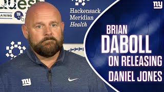 Celebrity Brian Daboll reacts to the Giants' release of QB Daniel Jones | SNY Net Worth