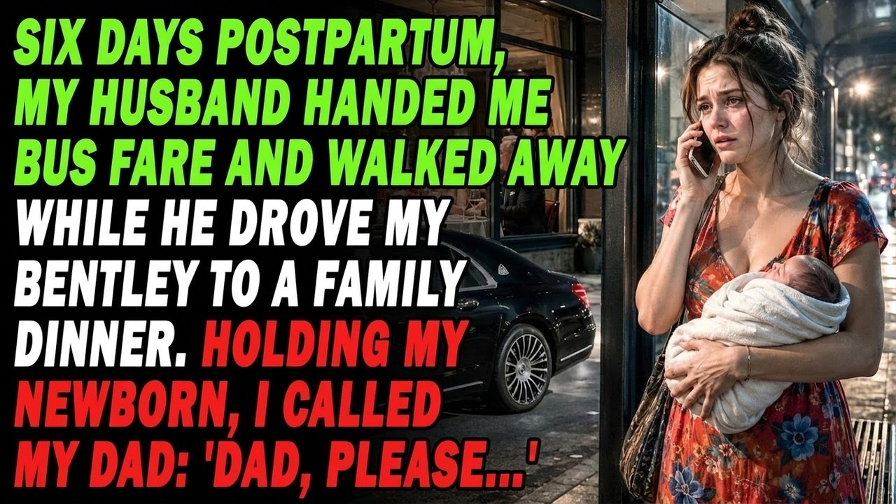 The hospital bracelet was still on my wrist when my husband pressed a folded twenty and a few quarters into my palm and told me to take the bus home. Six days after a C-section, my incision...