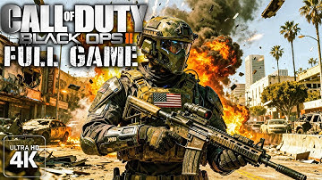 Call of Duty Black Ops 2｜Best Ending｜Full Game Playthrough｜PC 4K Ultra