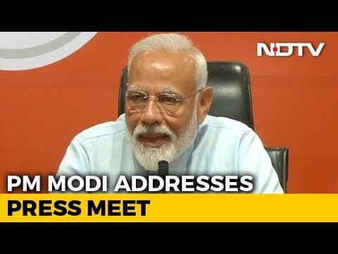 PM Modi Addresses First Ever Press Conference