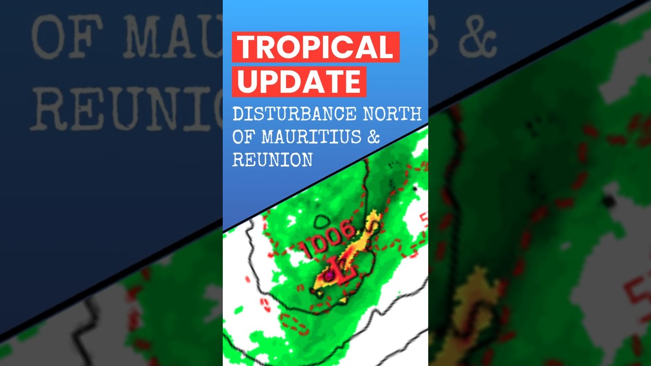 Tropical Disturbance North of Mauritius... #weather #mauritius #cyclone